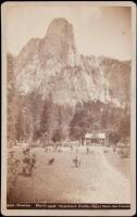 Original cabinet photo of Sentinel Rock and Sentinel Falls