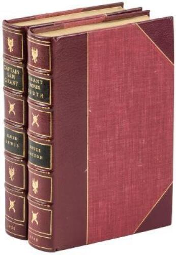 Two finely bound volumes on the Civil War