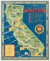 Map of the University of California Sponsored by the California Club in Commemoration of the Golden Gate International Exposition, 1939