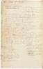Collection of legal documents about a squashed N.Carolina slave arson plot - 2
