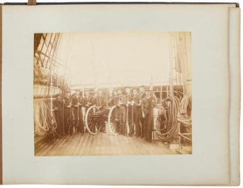 Scenes On Board a Man-of-War: U.S. Flag-Ship Tennessee (cover title)