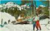 Large collection of skiing post cards