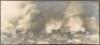 Original gelatin silver photograph panorama of San Francisco in flames following the earthquake of April 18, 1906