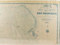 Denny's indexed map of the city and county of San Francisco, showing official grades and subdivisions: Compiled from latest public and private data