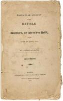 A Particular Account of the Battle of Bunker, or Breed's Hill, on the 17th of June, 1775