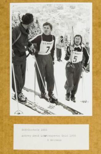 Four albums of international ski racing photography, 1925-1958