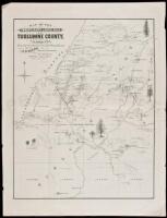 Map of the Principal Quartz and Gravel Mines in Tuolumne County, California. Taken from Government Surveys and Mining Records. By J.P. Dart, Mining Engineer. Scale - One Mile to One Inch. Sonora, August, 1879