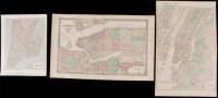 Three maps of New York City