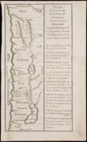 Plan et Distribution de la Terre de Chanaan, Suivant le Vision d'Ezechiel Chap.XLVIII, laquelle ne Fut jamais Executee a la Lettre...