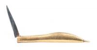 Early 19th century French penknife, gold.