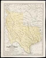 No. 13 Map of the State of Texas. Engraved to illustrate Mitchell's School and Family Geography