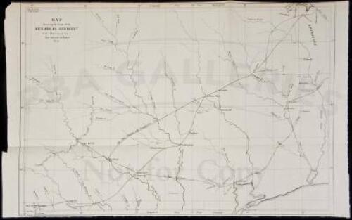Map Showing the Route of the Arkansas Regiment from Shreveport, La. to San Antonio de Bexar, Texas