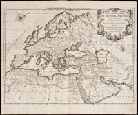 Carte Geographique du Monde Ancien Suivant le Partage des Enfans de Noe, apres leur Dispersion Arrivee a Babel