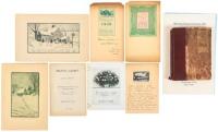 Small group of holiday greetings and other Bernhardt Wall ephemera