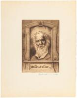 Walt Whitman - original etching