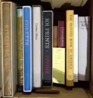 Eleven finely printed books including a few Limited Editions Club books and several books about books and printing