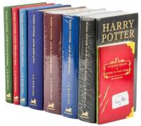 Complete set of Bloomsbury deluxe editions of the Harry Potter novels