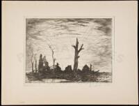 "Ruins of Fontenoy" - Etching