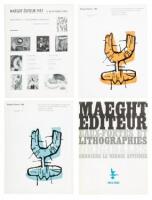 Collection of catalogues for prints and books from the fine art publisher Maeght Editeur