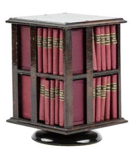 The Ellen Terry Shakespeare in 40 volumes, with custom revolving bookcase