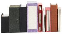 Ten miniature books from the Juniper Von Phitzer Press