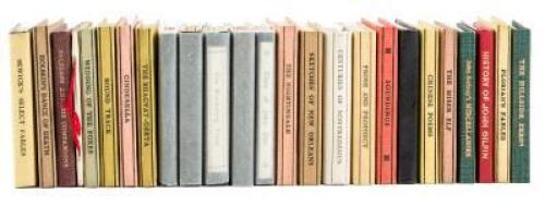 Twenty-five miniature books from the Hillside Press
