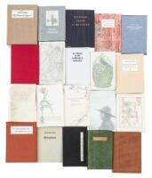Twenty-one miniature books published by the Catharijne Press