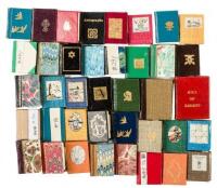 Thirty-nine micro-miniature books from the Borrower's Press