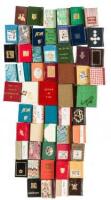 Fifty-six micro-miniature books from the Borrower's Press