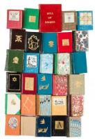 Thirty micro-miniature books from the Borrower's Press