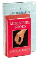 Three essential references on miniature books