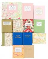 Fourteen miniature books from the Bronte Press