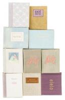 Ten miniature books from the Rebecca Press