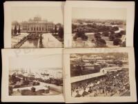 Four original albumen photographs of scenes in India