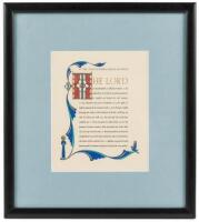 The Twenty-Third Psalm of David