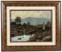Crossing Over - original oil painting