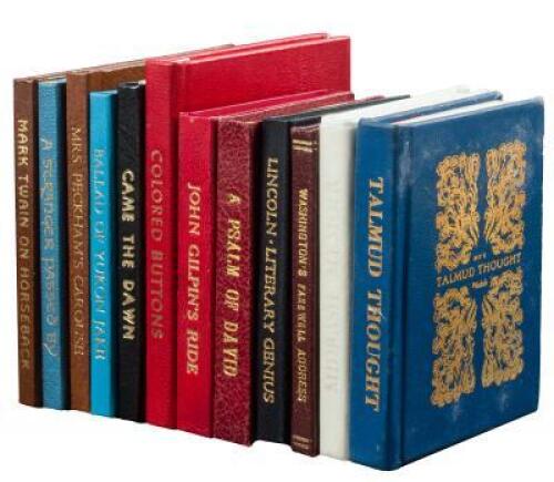 Twenty-five miniature books from the Press of Ward Schori