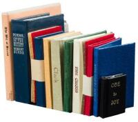 Eleven miniature books from the Gleniffer Press