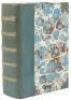 Book-shape box concealing a three shelf case for miniatures