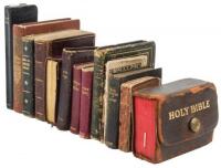 Forty-five miniature books with religious content, mostly 19th century