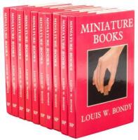 Miniature Books, Their History From the Beginnings to the Present Day - 10 copies