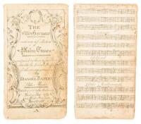 The Essex Harmony: Containing a collection of Psalm tunes, composed in three & four parts suited to the several measures of either version set in score