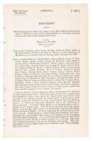 Document showing the testimony given before the judge of the fifth judicial circuit of the State of Missouri, on the trial of Joseph Smith, jr., and others, for high treason, and other crimes against that State. February 15, 1841.