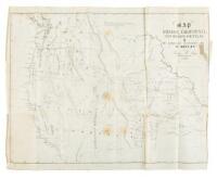 Map of Oregon, California, New Mexico, N.W. Texas & the Proposed Territory of Ne-Bras-Ka...