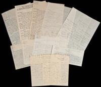 Archive of eight Typed Letters Signed and two Autograph Letter Signed, from Charmian London to Margaret Smith Cobb