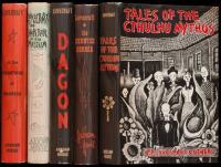 Five volumes of writings by H.P. Lovecraft