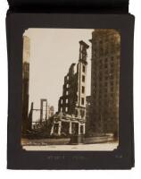 Collection of approximately 95 photographs of the aftermath and reconstruction following the 1906 earthquake