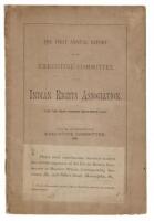 The First Annual Report of the Executive Committee of the Indian Rights Association, for the Year Ending December, 1883.