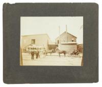 Original albumen photograph of the Whitehouse Barrel Co. in Nashville, Tennessee