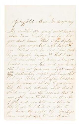 Black prisoner in Massachusetts protests racist injusticd during the Reconstruction days